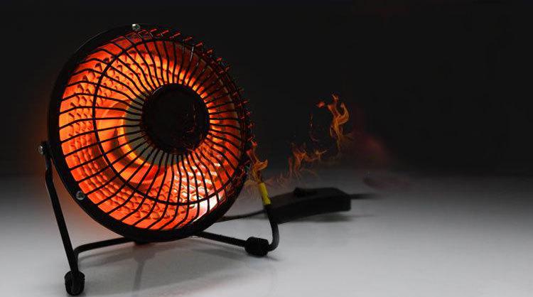 批發 6寸迷你學生取暖器 家用小太陽電暖器 日常辦公及生活電熱器