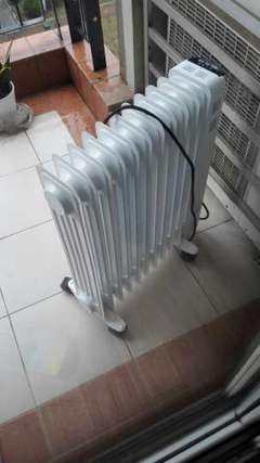 先鋒(Singfun)DS6111 11片經典電熱油汀取暖器/電暖器/電暖氣--氣味太大了,在外面放了好幾天了。這些好評.